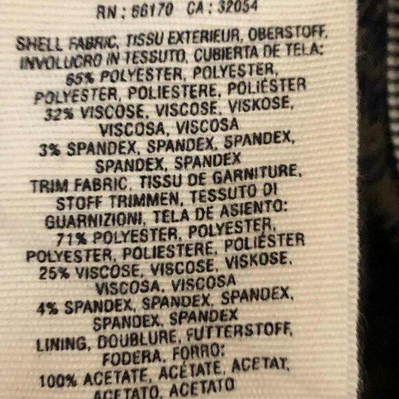 CARTONNIER by ANTHROPOLOGIE Double Play Oversize Blazer Coat Plaid Houndstooth L - Picture 8 of 8